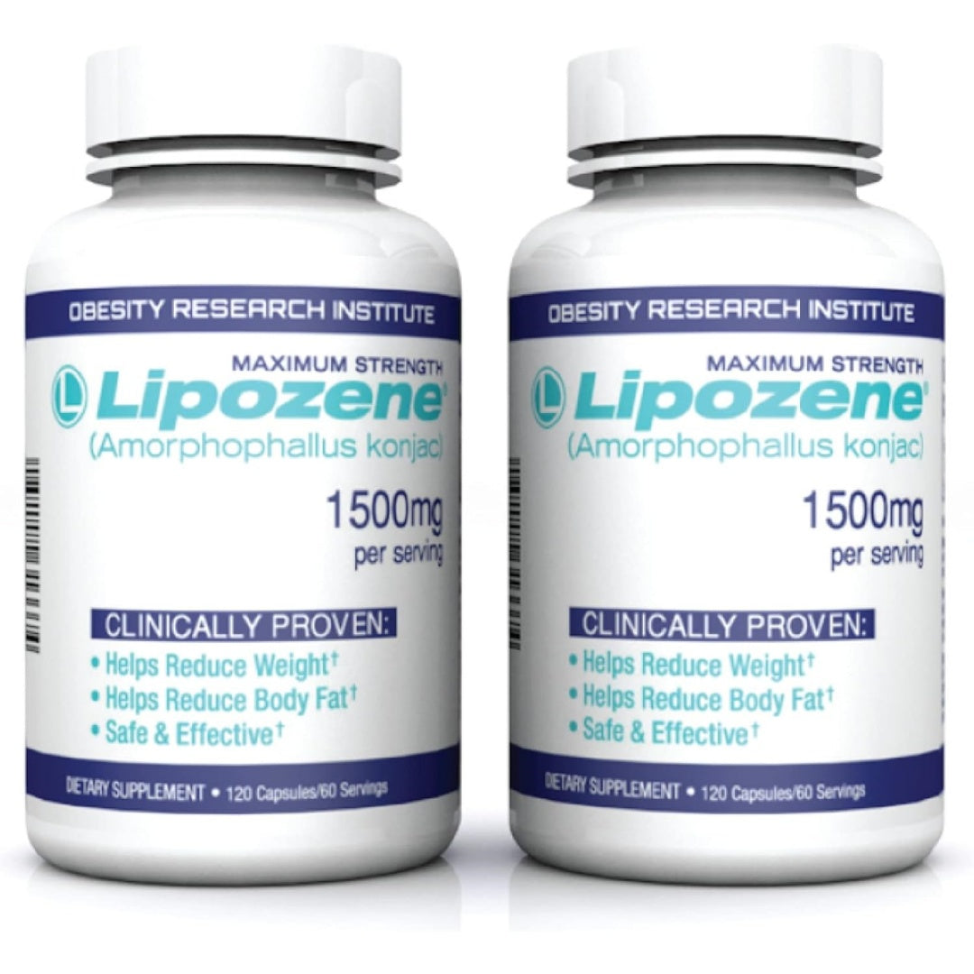 Lipozene MEGA Bottle - 120 Capsules, Making it Our Largest Size Available - Appetite Suppressant