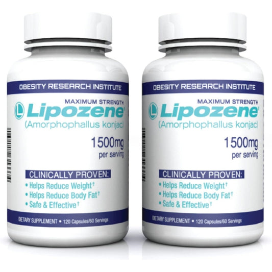 Lipozene MEGA Bottle - 120 Capsules, Making it Our Largest Size Available - Appetite Suppressant