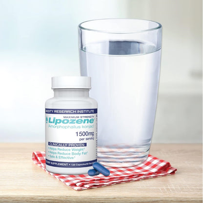 Lipozene MEGA Bottle - 120 Capsules, Making it Our Largest Size Available - Appetite Suppressant